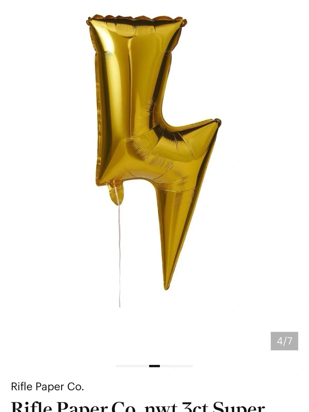 Rifle Paper Co. Super Mom Balloon Bouquet - Red, Gold, Blue